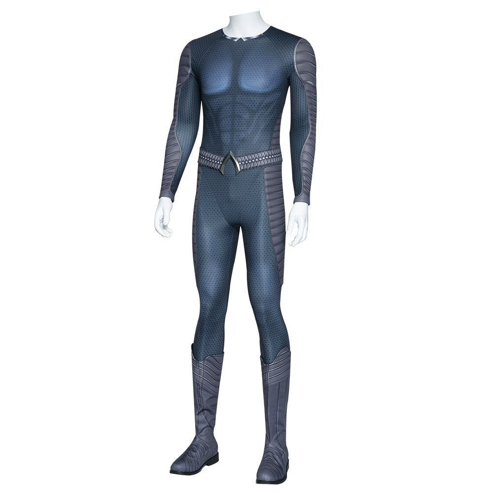 Astricos Aquaman 2 Arthur Curry Cosplay Jumpsuit with Shoes - Authentic Atlantean Suit for Halloween - Astricos