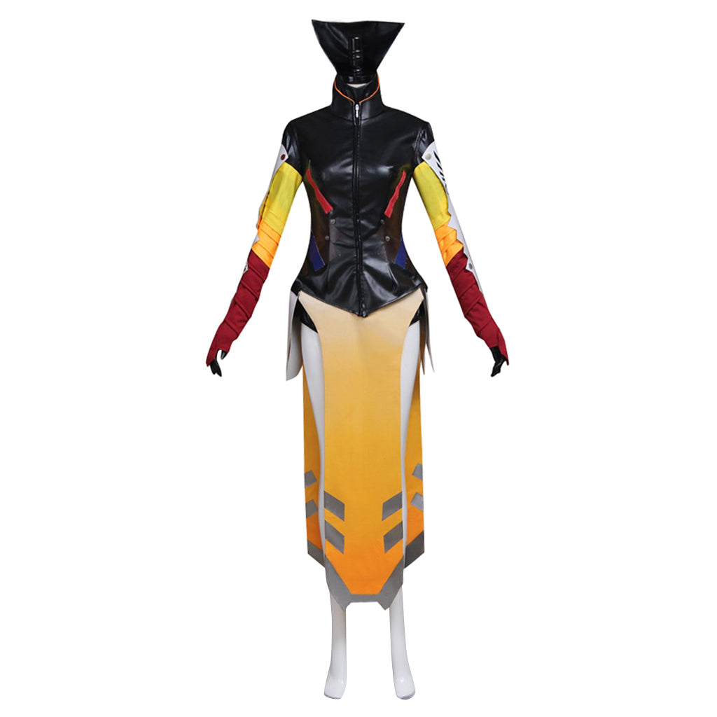 Astricos Mercy Cosplay Costume – Premium Fantasy Battle Jumpsuit for Enthusiasts and Cosplay Gatherings - Astricos