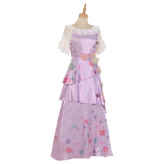 Astricos Women's Isabela Madrigal Costume - Pink Floral Disney Princess Dress for Halloween - Astricos