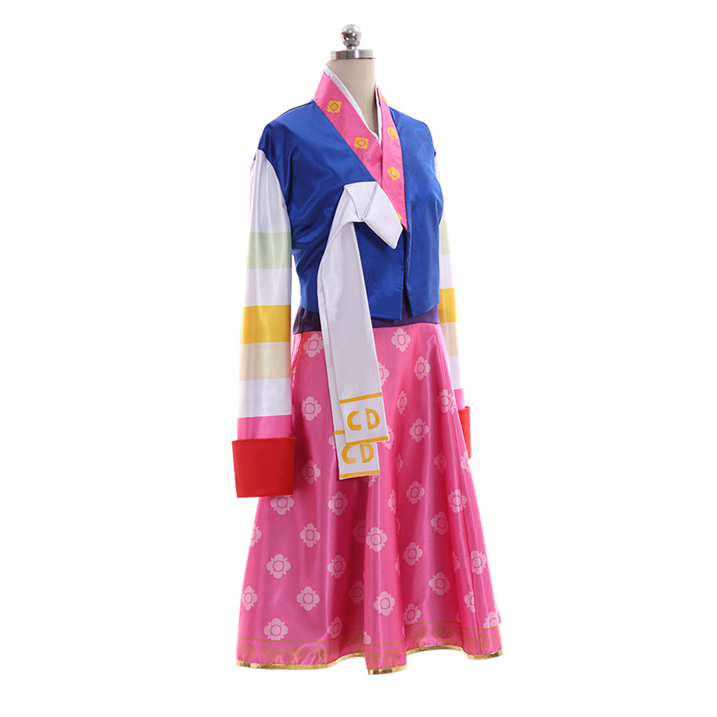 Astricos D.Va Cosplay Costume - Hanbok Style Cute Girls Outfit for Game Cosplay Events - Astricos