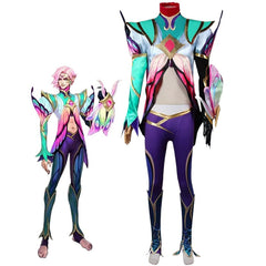 Astricos Ezreal Flower Fairy Cosplay Costume for Men - Full Set Adult Suits for Halloween and Carnival Parties - Astricos