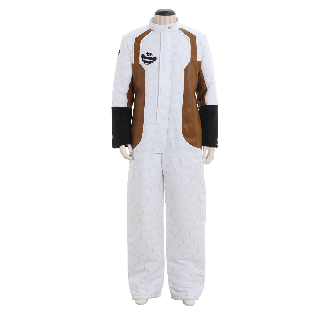 Astricos Cosplay Climatologist Costume Women’s White Jumpsuit Full Set Outfit - Astricos