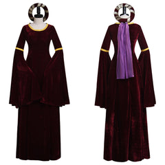 Elegant Astricos Medieval Vintage Dark Red Renaissance Dress for Cosplay and Special Events - Astricos