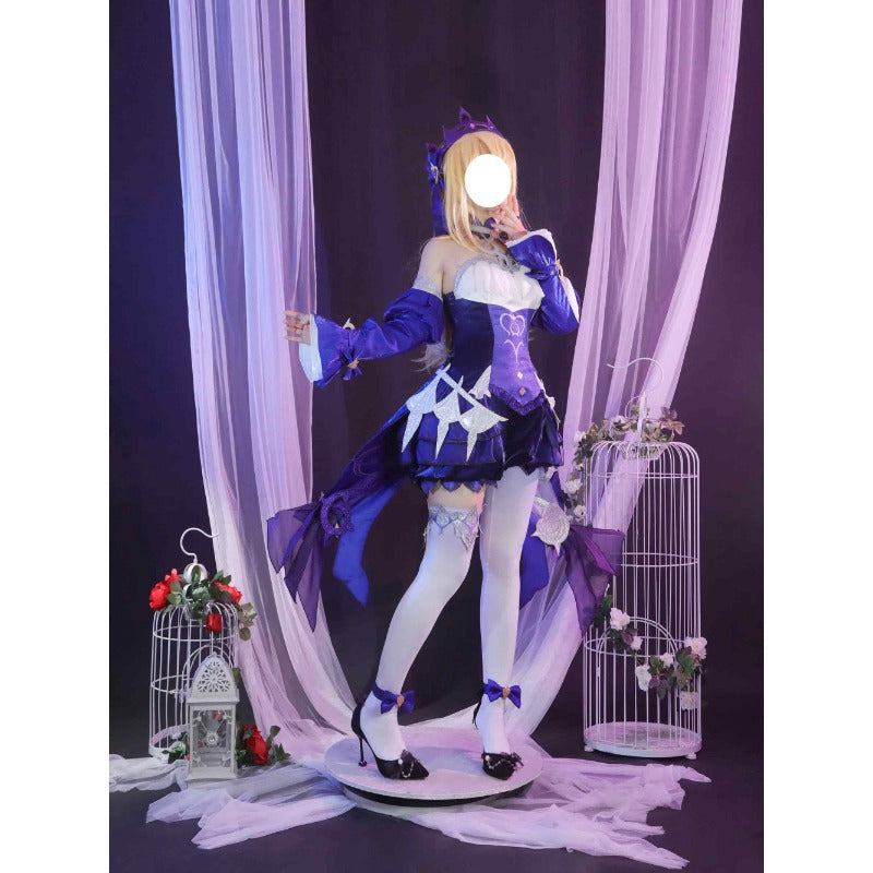 Astricos Fischl Cosplay: Ein Immernachtstraum Uniform - Alluring Anime Game Dress Suit - Astricos