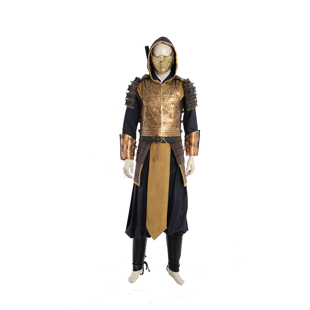 Astricos Scorpion Cosplay Costume for Men - Premium Mortal Kombat Halloween Outfit - Astricos