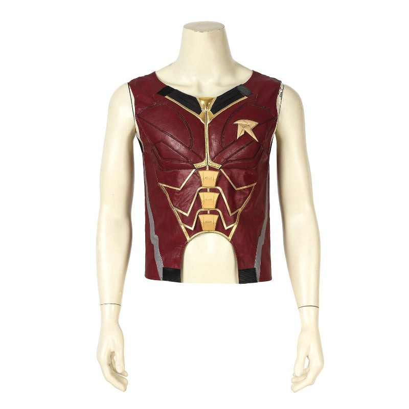 Astricos Tim Drake Red Robin Cosplay Costume – Damian Wayne Cape Uniform for Halloween - Astricos