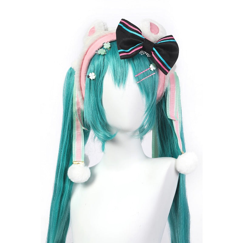 Astricos 2021 Clover Bunny Miku Cosplay Costume with Boots - Hatsune Miku Outfit - Astricos