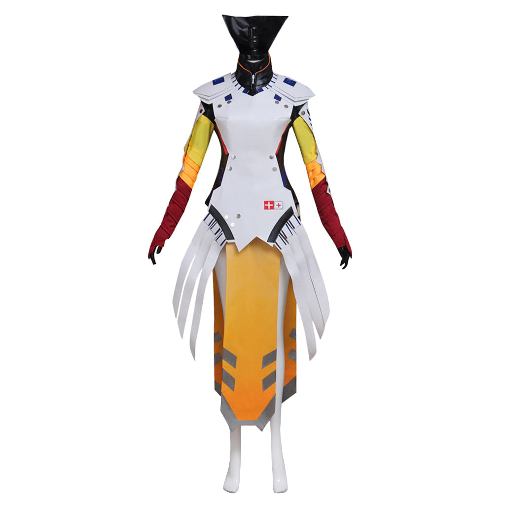 Astricos Mercy Cosplay Costume – Premium Fantasy Battle Jumpsuit for Enthusiasts and Cosplay Gatherings - Astricos