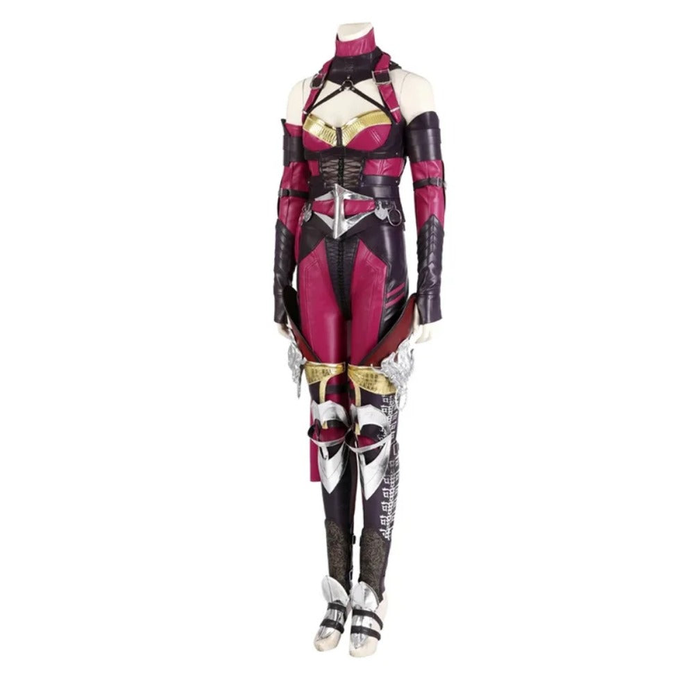 Astricos Mileena Cosplay Costume - Mortal Kombat Sexy Battle Outfit for Halloween Parties - Astricos