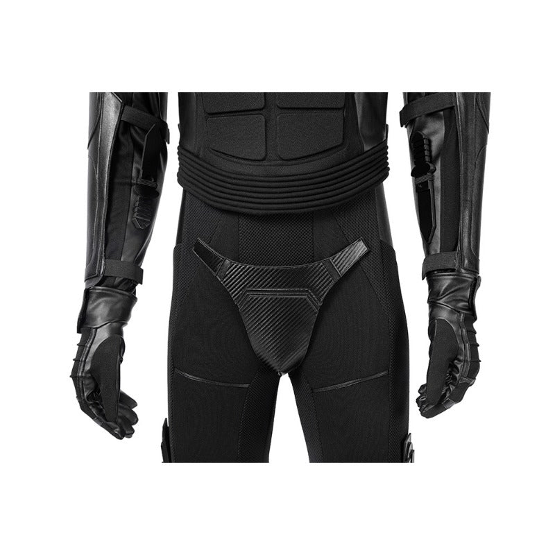 Astricos Black Noir Cosplay Costume - The Boys Inspired Superhero Jumpsuit for Adults - Astricos