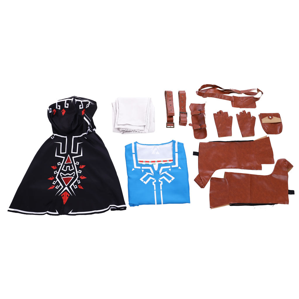 Astricos: The Legend of Zelda Breath of the Wild Link Cosplay Costume Full Set - Authentic Hero Gear - Astricos