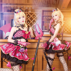 Astricos Lovelive Cosplay Costume - Little Devil Outfit for Women - Kotori, Honoka, Umi Characters - Astricos