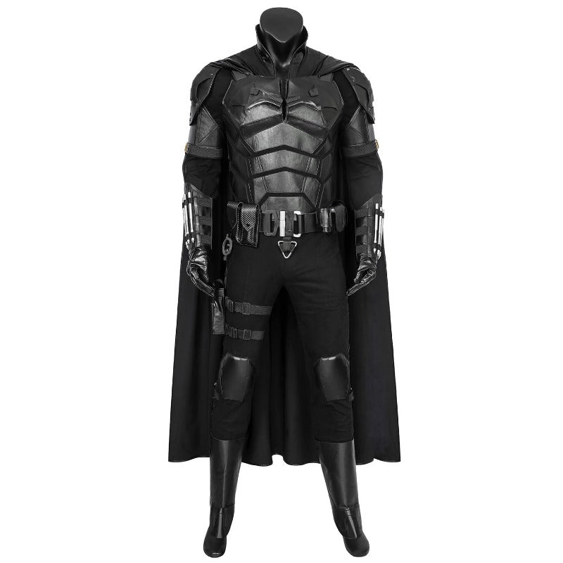 Astricos Batman Movie Version PU Leather Cosplay Costume for Halloween & Events - Astricos