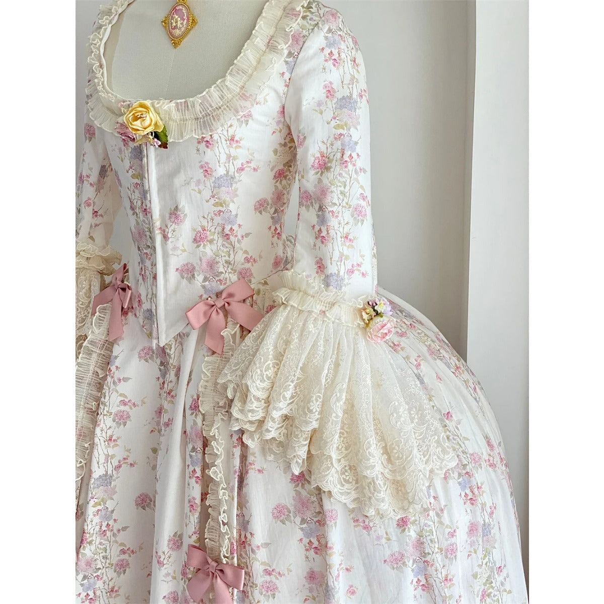 Astricos Rococo Dress 18th Century Victorian Era Marie Antoinette Inspired Ball Gown - Astricos