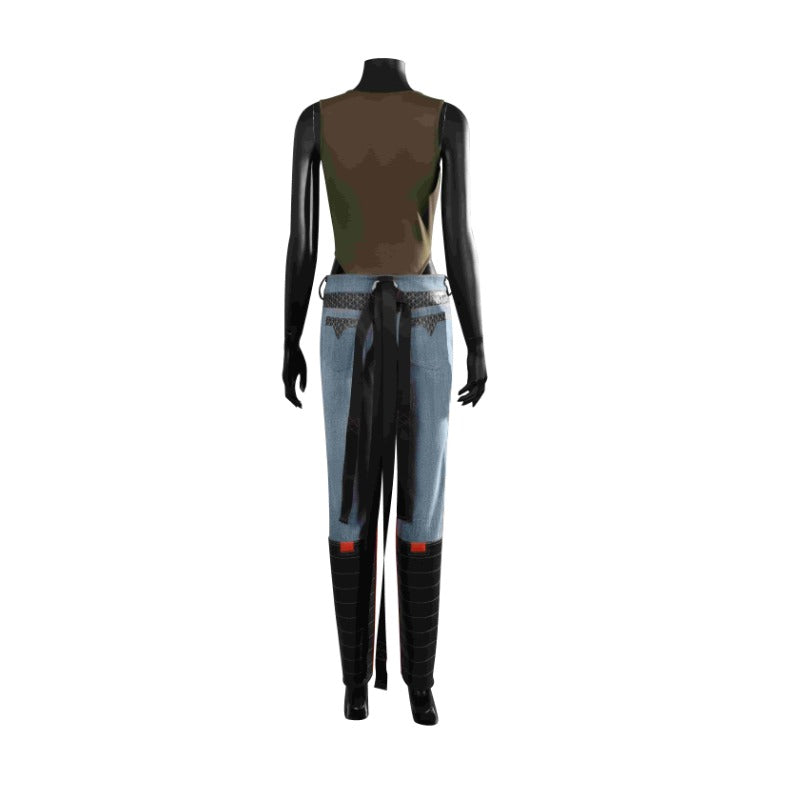 Astricos Palmer Punk Cosplay Costume - Complete Set with Shirt, Pants, Coat, Belts, Boots - Astricos