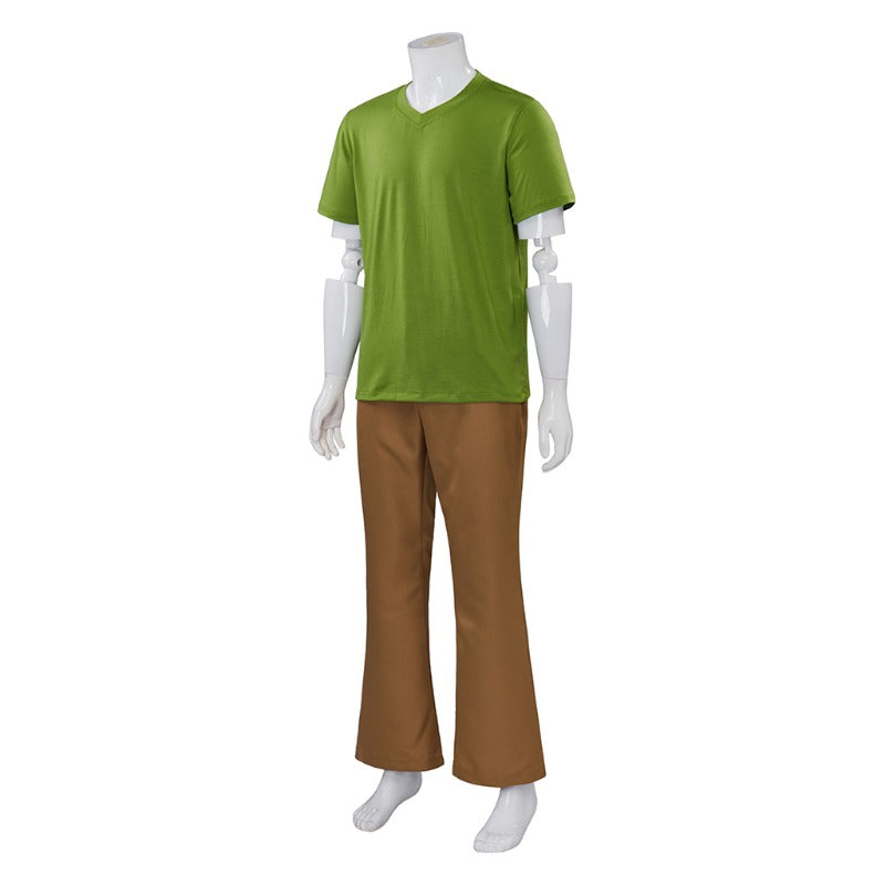 Astricos Shaggy Costume for Men – Premium Halloween Cosplay Outfit with Green Shirt & Pants - Astricos