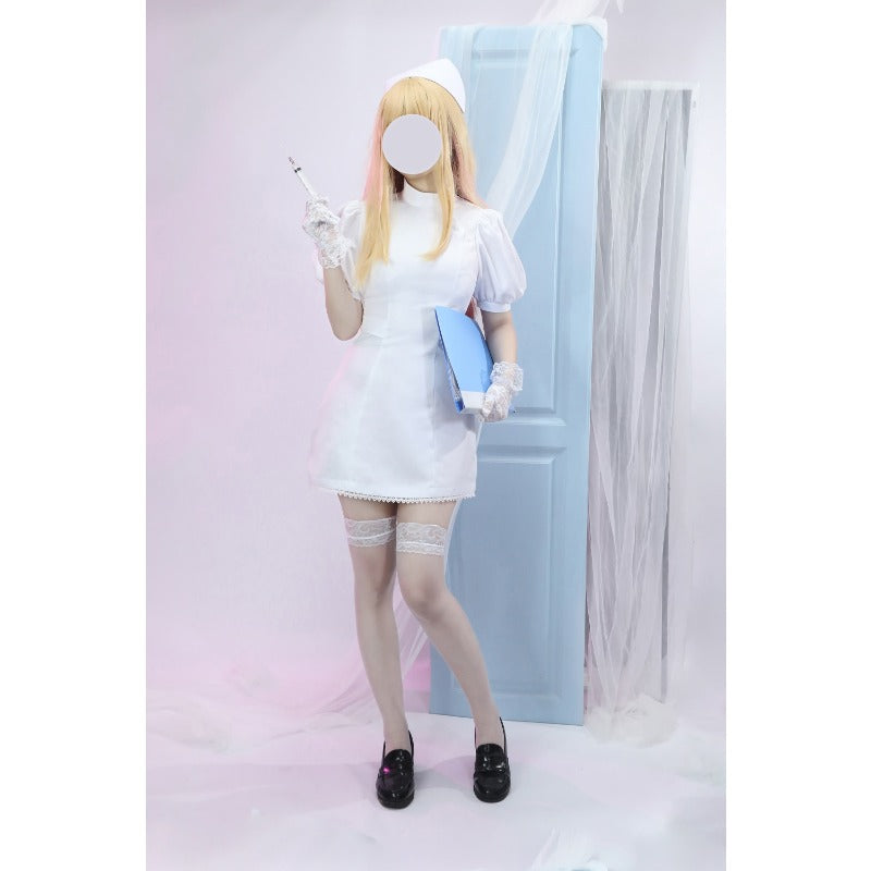 Astricos Anime Cosplay - Marin Kitagawa White Nurse Outfit from My Dress-Up Darling - Astricos