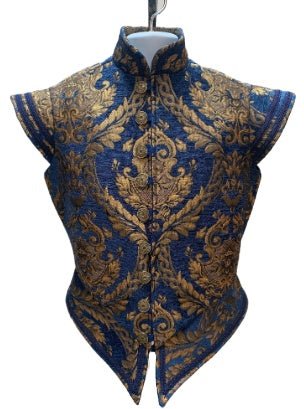 15th Century Astricos Renaissance Tudor Prince Costume - Luxurious Embroidered Vest & Pants Full Set - Astricos