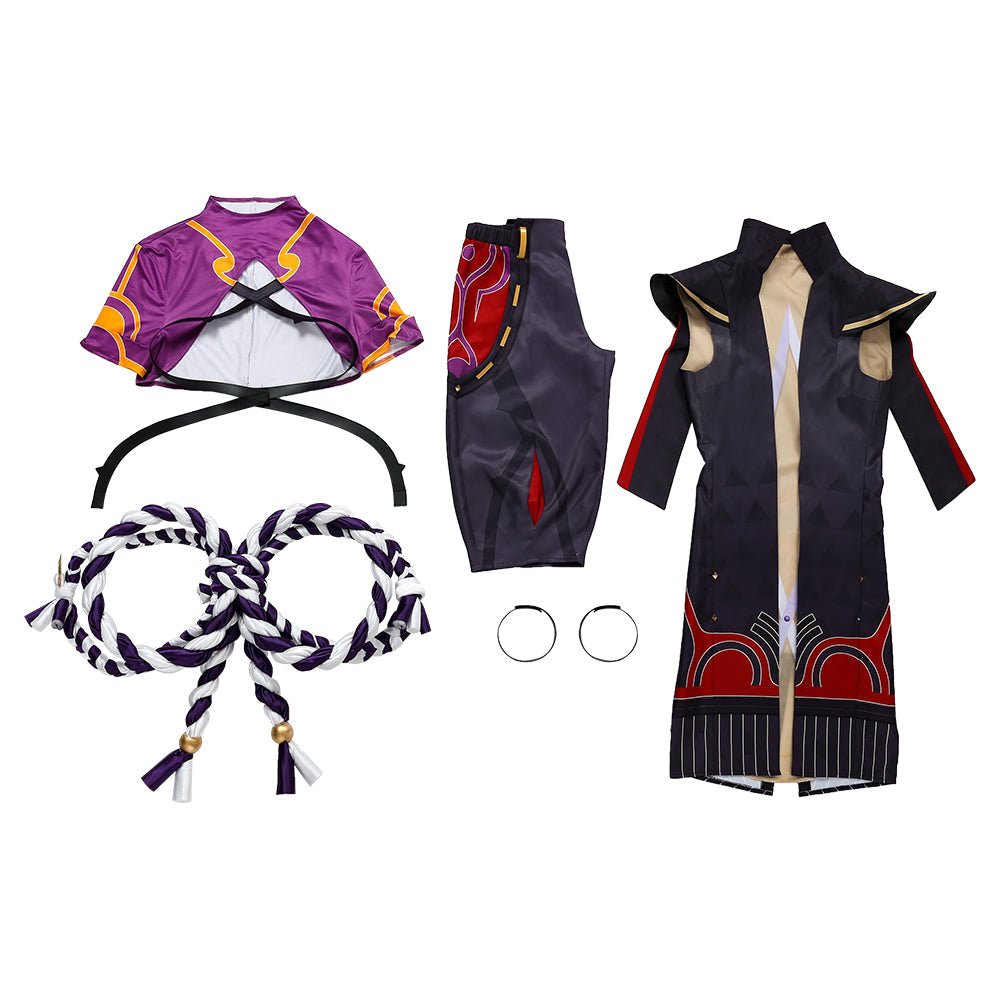 Astricos Arataki Itto Cosplay Uniform for Men - Embrace the Power of Genshin Impact - Astricos