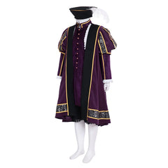 Astricos King Henry VIII Cosplay Costume - Authentic Medieval Renaissance Monarch Outfit - Astricos