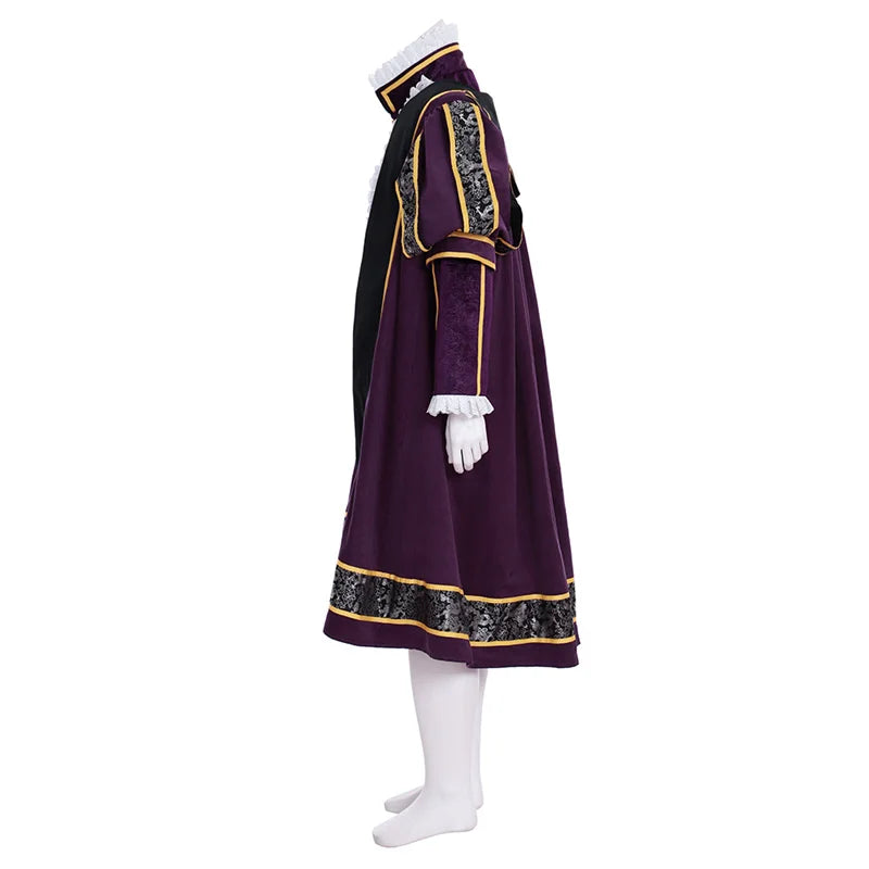 Astricos King Henry VIII Cosplay Costume - Authentic Medieval Renaissance Monarch Outfit - Astricos