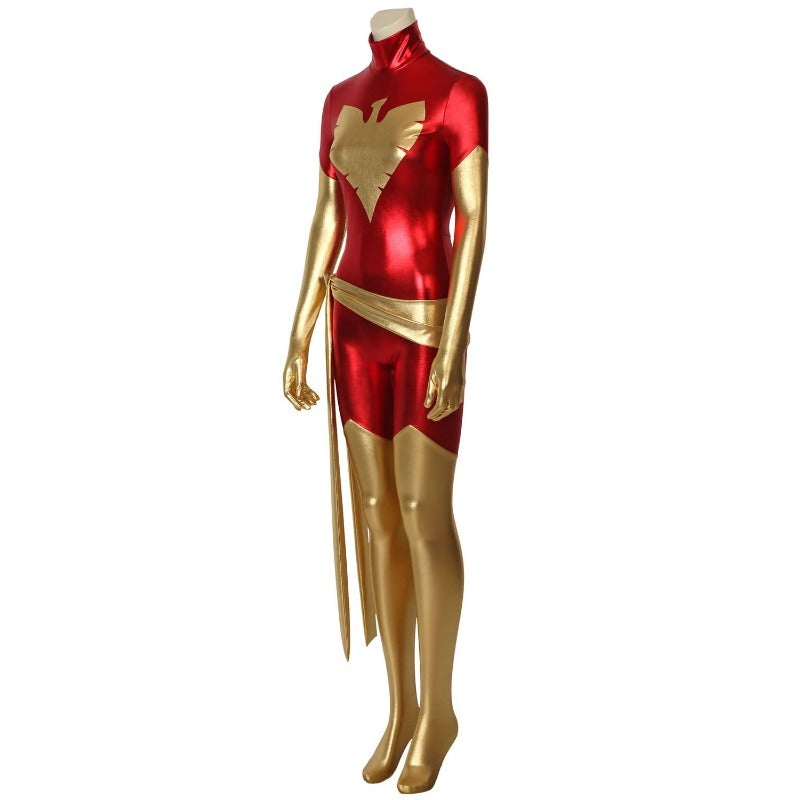 Astricos Jean Grey Dark Phoenix Red Spandex Cosplay Costume - X-Men Series - Astricos