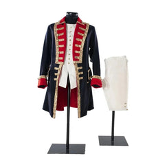 18th Century Regency Soldier Costume – Deluxe Tailcoat Jacket & Vest Full Set | Astricos Cosplay Series - Astricos