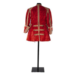 1790s Men's Victorian Tailcoat & Red Vest | Rococo Costume for Medieval Themed Events by Astricos - Astricos