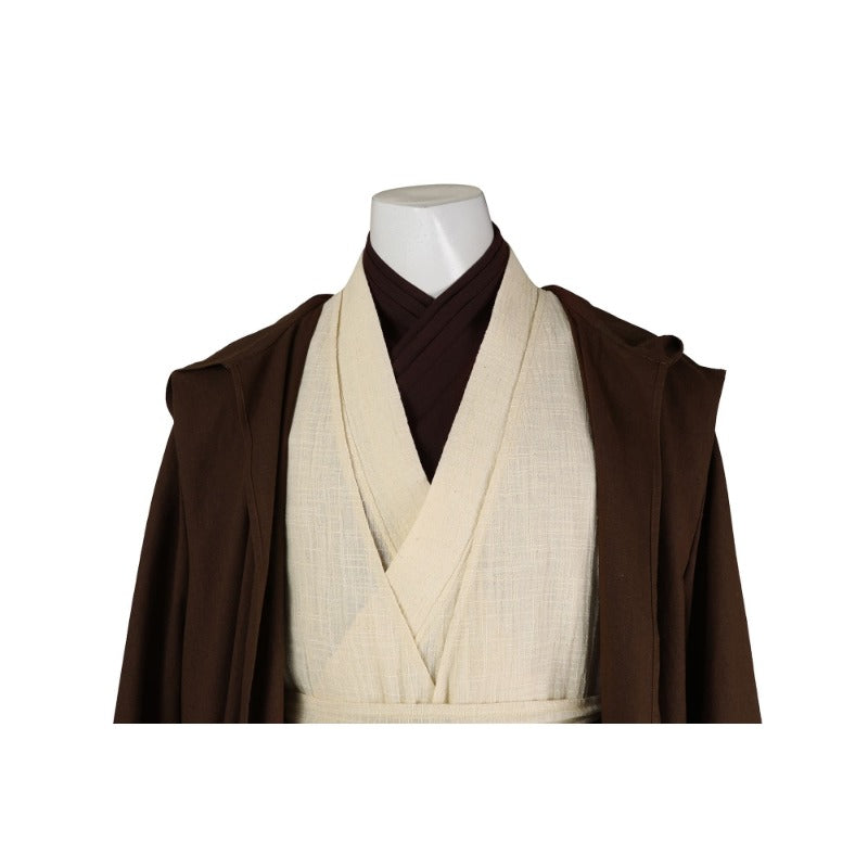 Astricos Obi-Wan Kenobi Jedi Cosplay Costume Full Set for Star Wars Fans - Astricos