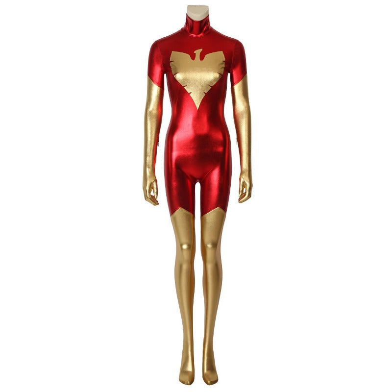 Astricos Jean Grey Dark Phoenix Red Spandex Cosplay Costume - X-Men Series - Astricos