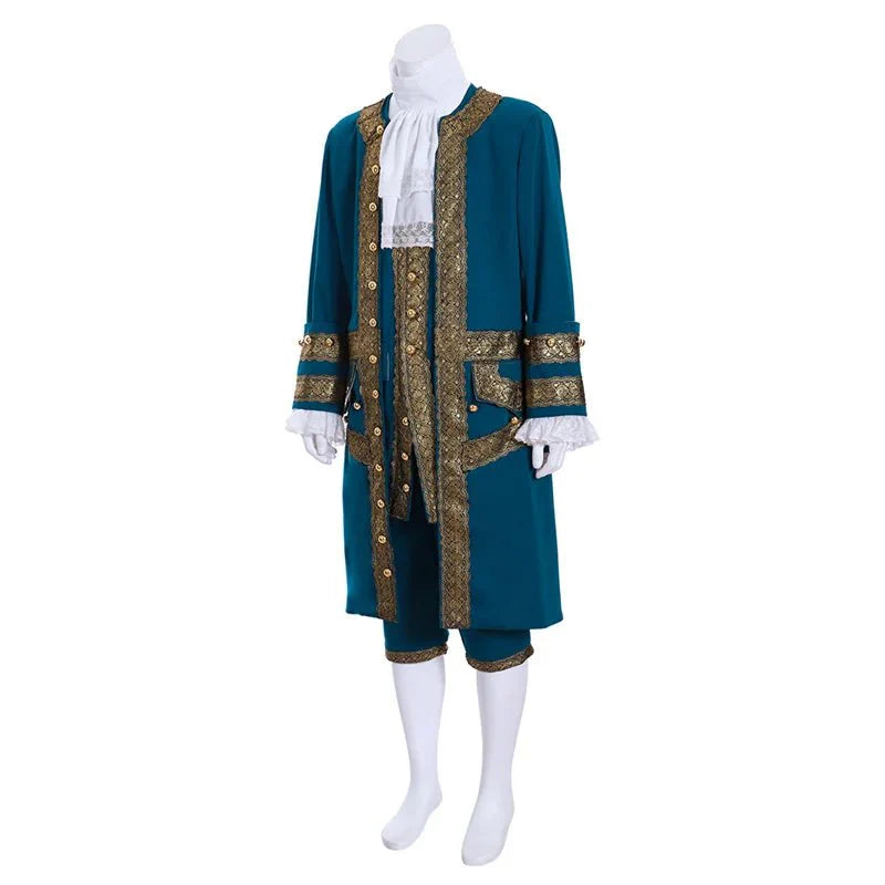 18th Century British Gentleman Cosplay Suit - Victorian Renaissance Tudor Outfit for Men by Astricos - Astricos