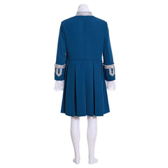 18th-Century British Prince Blue Court Suit - Victorian Colonial Aristocrat Renaissance Costume | Astricos - Astricos