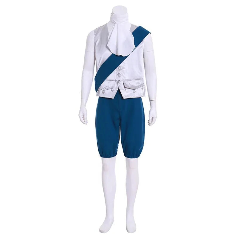 18th-Century British Prince Blue Court Suit - Victorian Colonial Aristocrat Renaissance Costume | Astricos - Astricos