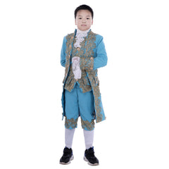 Astricos 18th Century Colonial Court Costume for Boys - Elegant Rococo Blazer Suit - Astricos