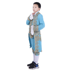 Astricos 18th Century Colonial Court Costume for Boys - Elegant Rococo Blazer Suit - Astricos