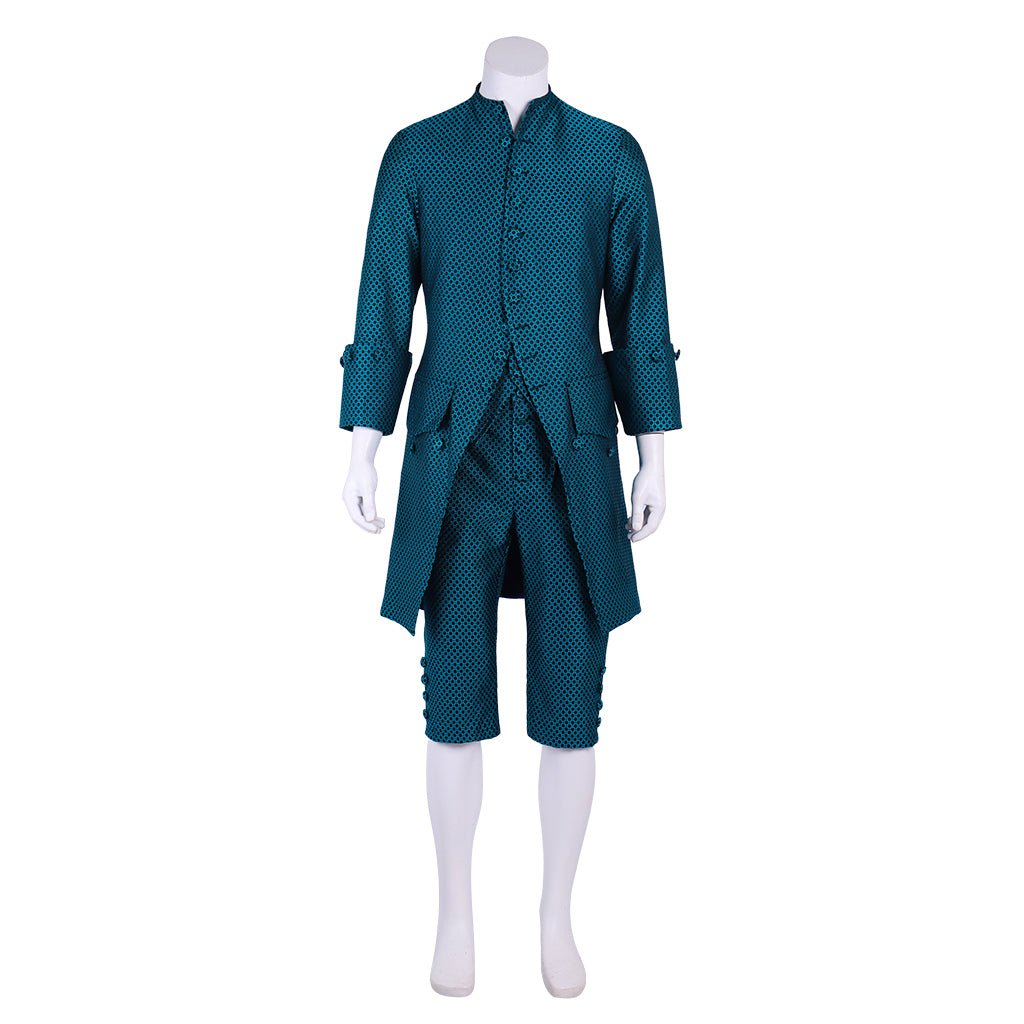 18th Century Colonial Military Tuxedo Costume - Astricos Victorian Era Men's Halloween Suit - Astricos