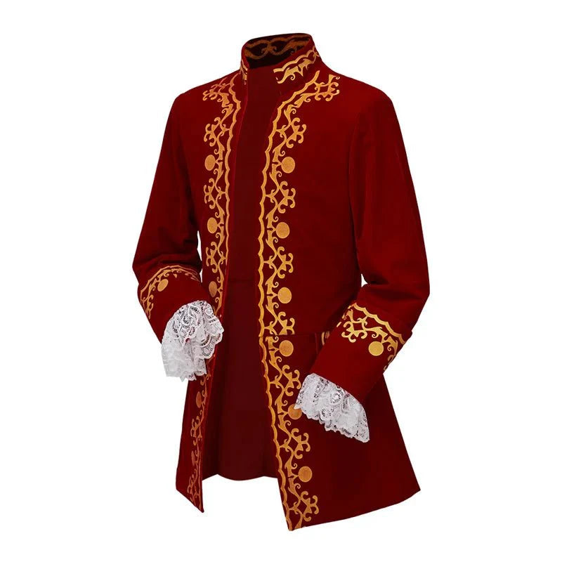 18th Century Colonial Military Uniform Tailcoat - Victorian Mens Astricos Regency Clothing - Astricos