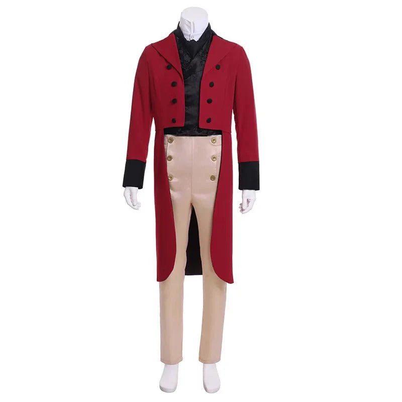 18th Century Astricos Colonial Regency Suit for Men - Victorian Officer Uniform Tuxedo | Cosplay & Historical Events - Astricos