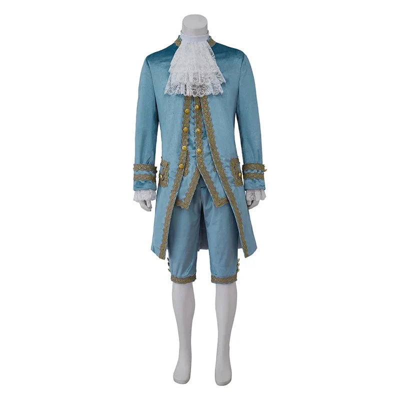 Astricos 18th Century Gentleman Cosplay Suit - Victorian Renaissance Tudor Outfit for Men’s Royal Costume - Astricos