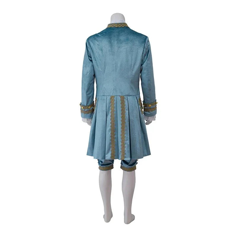 Astricos 18th Century Gentleman Cosplay Suit - Victorian Renaissance Tudor Outfit for Men’s Royal Costume - Astricos