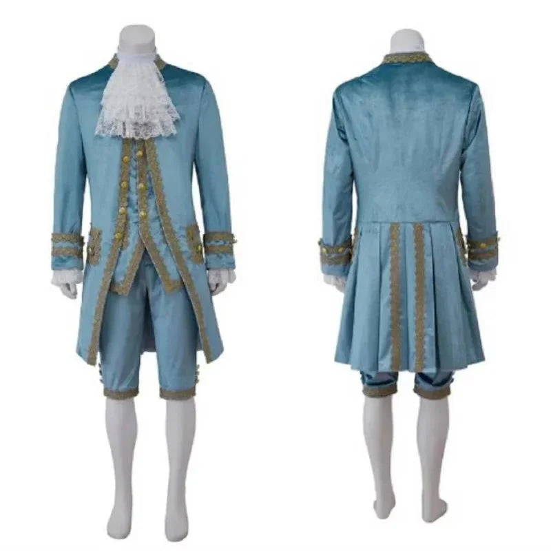 Astricos 18th Century Gentleman Cosplay Suit - Victorian Renaissance Tudor Outfit for Men’s Royal Costume - Astricos