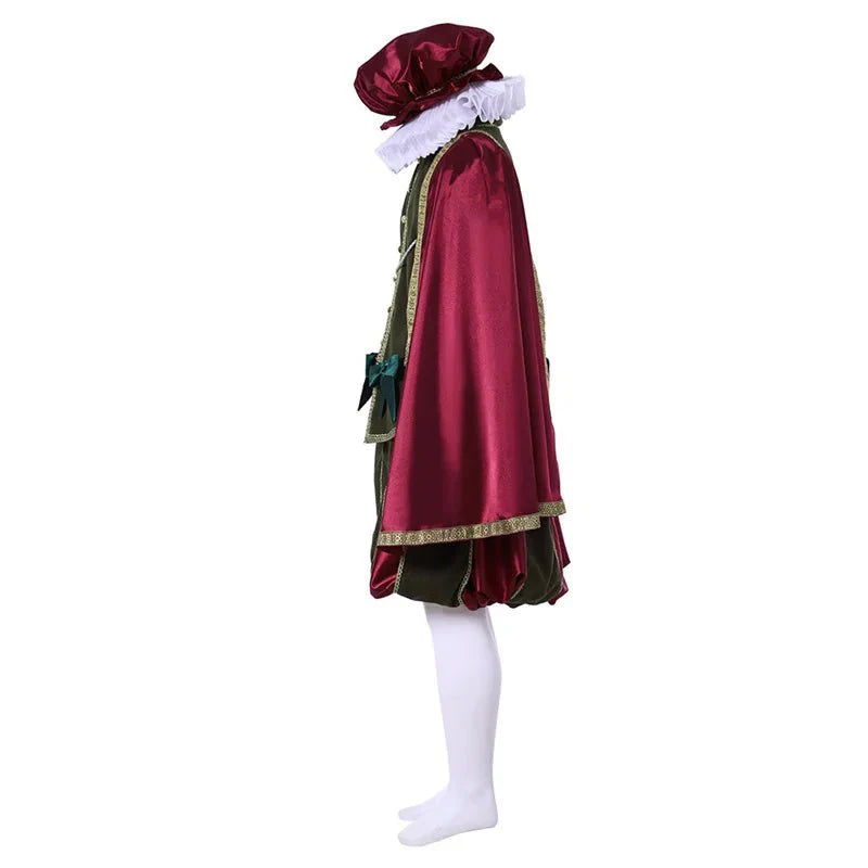 18th Century Nobleman Tudor Cosplay Costume - Elegant Blue Rococo Suit for Men | Astricos Medieval Series - Astricos