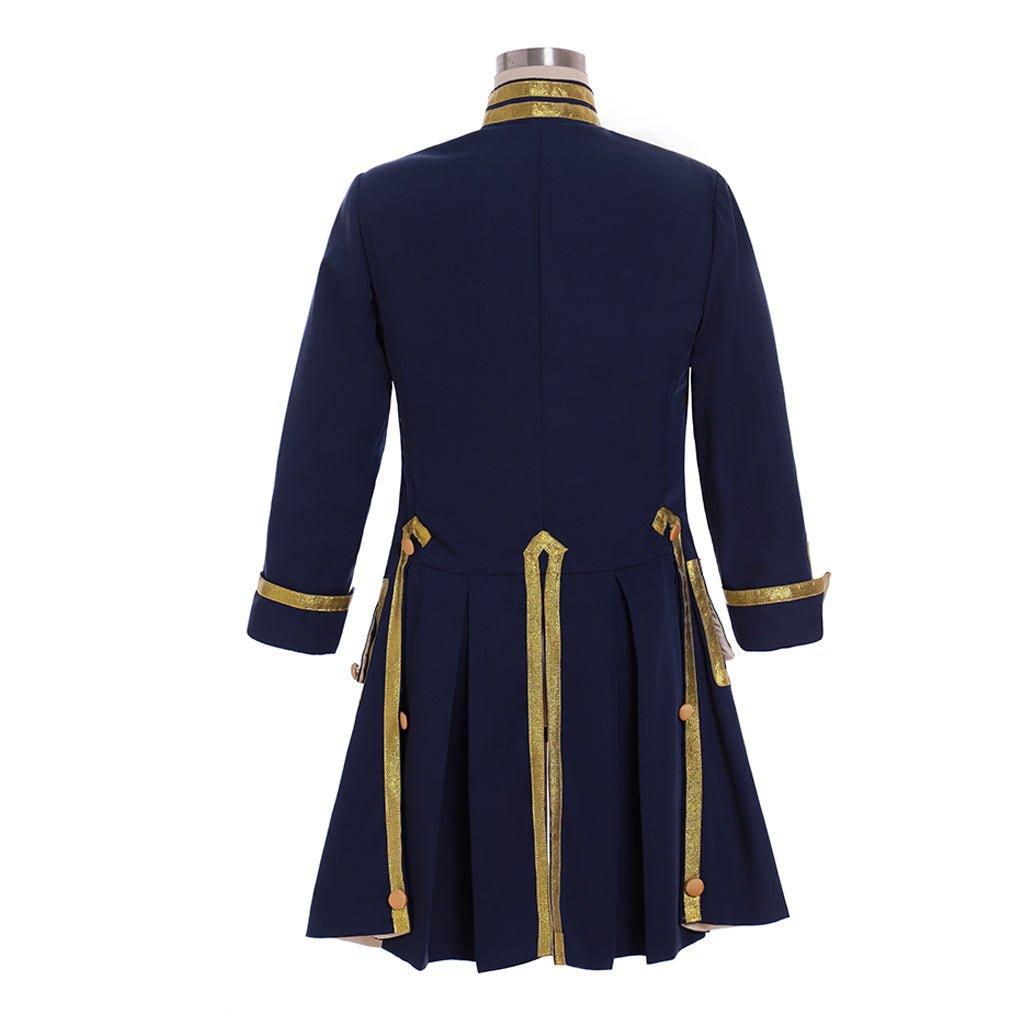 18th Century Men's Military Uniform Costume - Victorian Era Tailcoat for Themed Events | Astricos - Astricos