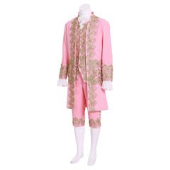 18th Century Men's Rococo Suit - Pink Regency Court Outfit by Astricos - Astricos