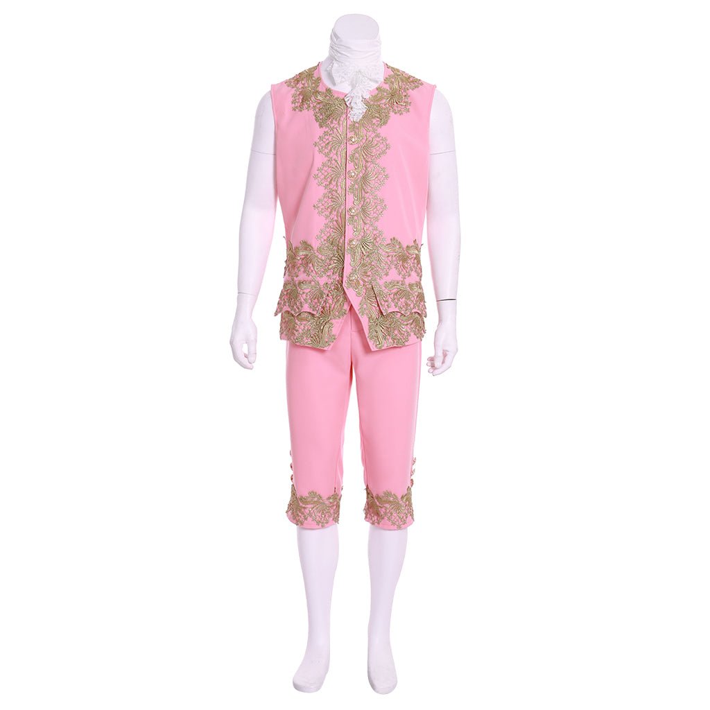 18th Century Men's Rococo Suit - Pink Regency Court Outfit by Astricos - Astricos