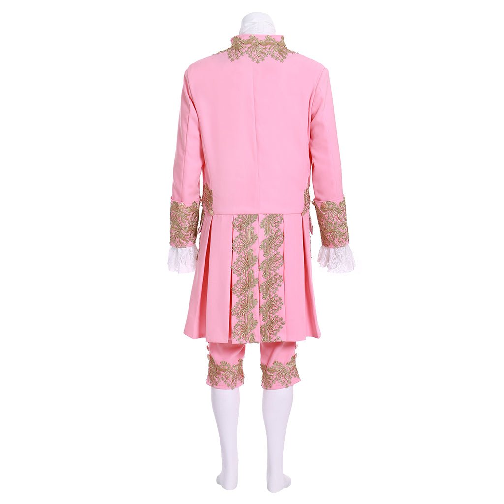 18th Century Men's Rococo Suit - Pink Regency Court Outfit by Astricos - Astricos