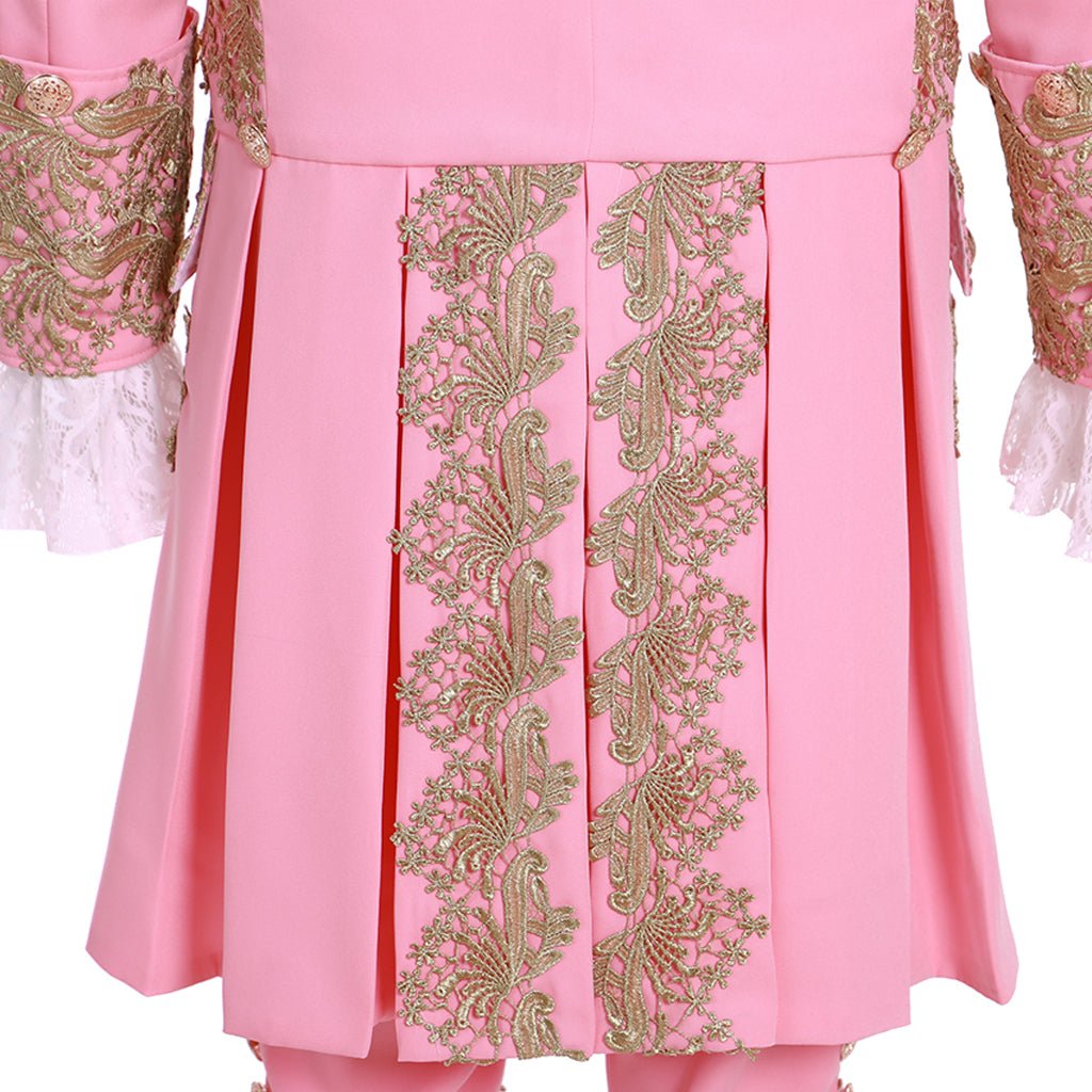 18th Century Men's Rococo Suit - Pink Regency Court Outfit by Astricos - Astricos