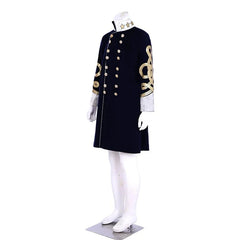 18th Century Men’s Embroidered Astricos Retro Jacket - Long Slim Collar Cosplay Coat | Astricos Medieval Series - Astricos