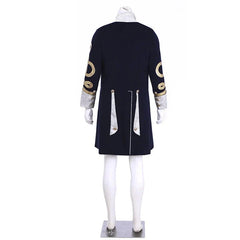 18th Century Men’s Embroidered Astricos Retro Jacket - Long Slim Collar Cosplay Coat | Astricos Medieval Series - Astricos