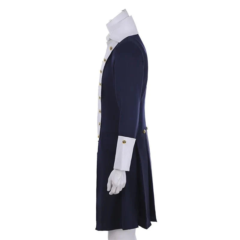 18th Century Men's Royal Jacket Costume - Astricos Regency Blue Uniform Cosplay Coat | Tudor Inspired Outfit - Astricos